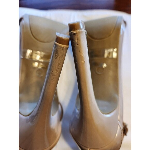 Lulus Elise Sandals Nude *defects see pics* sz 7 - Picture 5 of 7